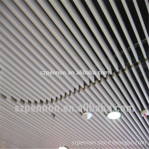 Clip-in System Aluminum Square Tubeline Metal Ceiling